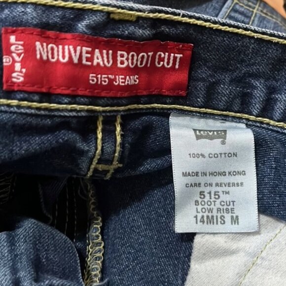Levi's 515 Nouveau Boot Cut Jeans High Rise - Picture 9 of 10